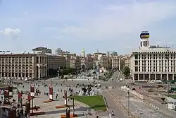 Maidan Nezalezhnosti, 2019, after Euromaidan.