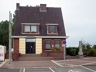 The town hall in Zuydcoote