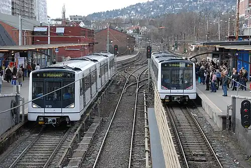 MX3000 trains in Oslo