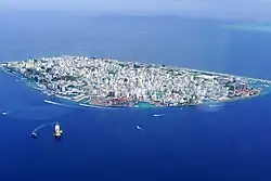 Image 62Malé's population has increased from 20,000 people in 1987 to more than 220,000 people in 2020. (from Indian Ocean)