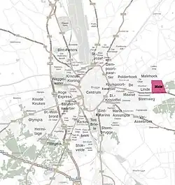 Location of Male in Bruges