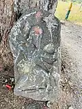 Hero stone found in Mallapur village Jagitial district Telangana