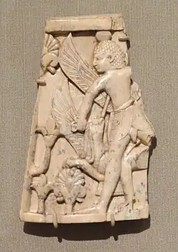 Man and Griffin in Combat, Phoenician, Cleveland Museum of Art
