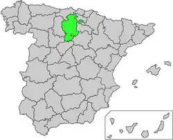 Location of Caleruega