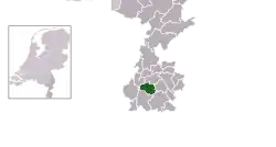 Location of Valkenburg aan de Geul