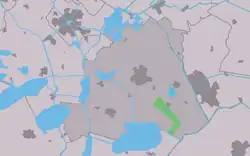 Location in the former Skarsterlân municipality