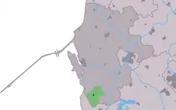 Location in the former Wûnseradiel municipality
