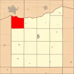 Location in Butler County