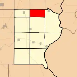 Location in Gallatin County