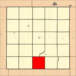 Location in Jewell County