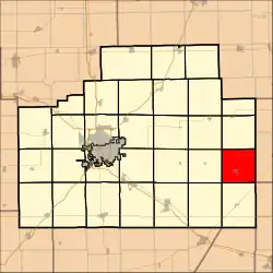 Location in McLean County