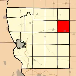 Location in Adams County