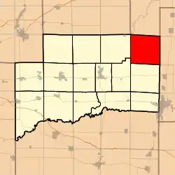 Location in Clinton County