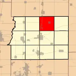 Location in Franklin County
