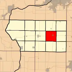 Location in Mercer County