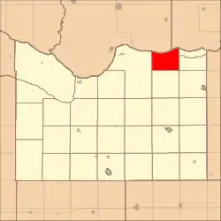 Location in Knox County