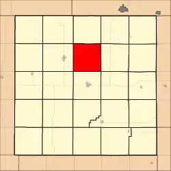 Location in Jewell County