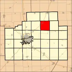 Location in McLean County