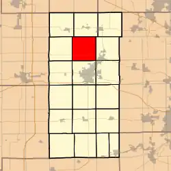 Location in DeKalb County