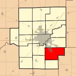 Location in Macon County