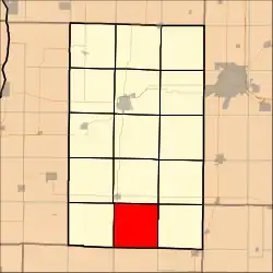 Location in Warren County