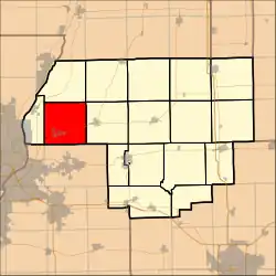 Location in Woodford County