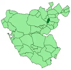 Location of El Bosque