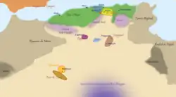 Image 20Kingdom of Kuku (blue) just east of Algiers (from History of Algeria)