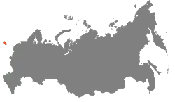 Map of Kaliningrad Economic Region