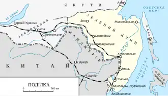 Proposed territory of Green Ukraine