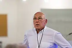 Marek Lieberberg at a press conference in 2017