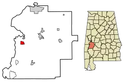 Location in Marengo County, Alabama