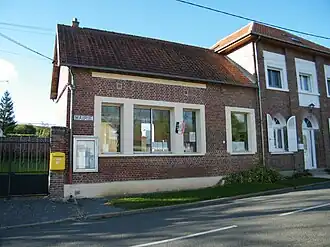 The town hall in Marestmontiers