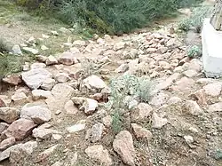 Camp Reno ruins. Camp Reno was a lookout post for Fort McDowell.