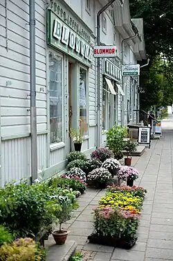 Flower market in Mariehamn