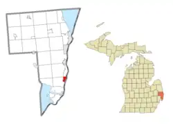 Location within St. Clair County