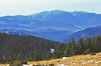 Maramureș. Mountains in the north of Romania and the west of Ukraine