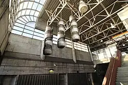 Suspended sculpture by Bruce Taylor for Massachusetts Avenue, Boston, MA for the MBTA