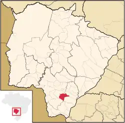 Location in Mato Grosso do Sul state