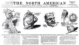 Supporters of the "Pennsylvania anti-cartoon bill" portrayed in compliance with restrictions on animal caricatures (1903)