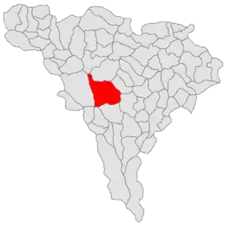 Location in Alba County