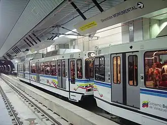 Coupled Siemens vehicles