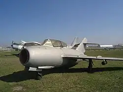 MIG-15 jet fighter plane