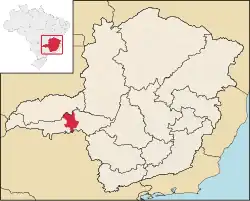 Location in Minas Gerais
