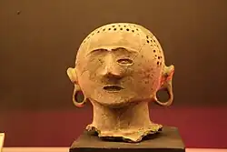 One of the Anitist Maitum anthropomorphic pottery from Sarangani, Philippines c. 5 BC-370 AD
