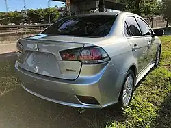 Mitsubishi Lancer Fortis second facelift rear