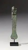 Copper knife with removable figural handle, 50–800 AD Walters Art Museum, Baltimore