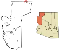 Location in Mohave County, Arizona