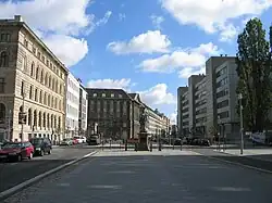 View of Mohrenstraße, facing east