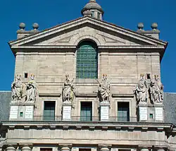 Detail of the Court of the Kings, in El Escorial.